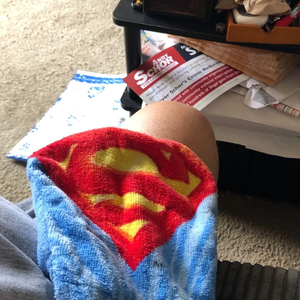 Superman Logo Towel